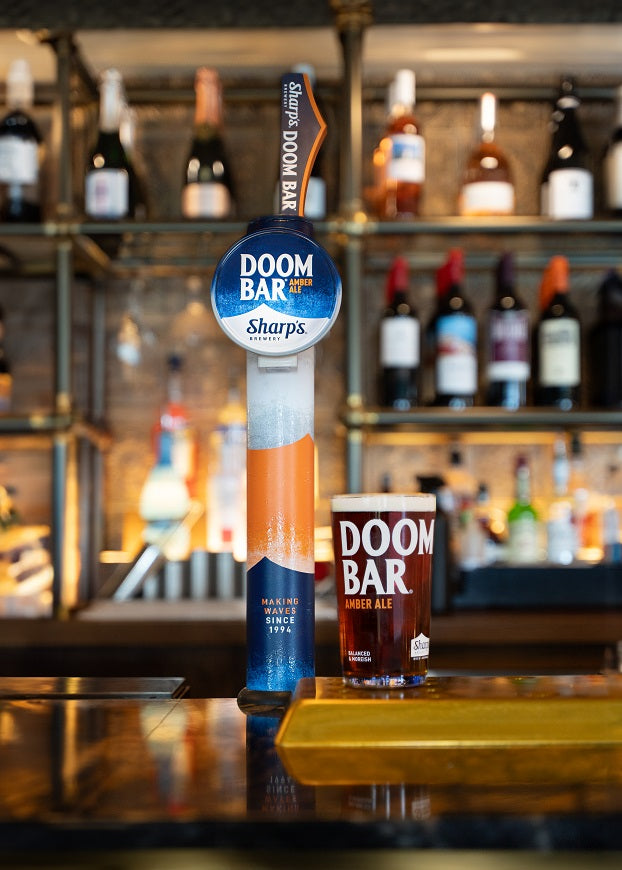 Sharp’s Brewery is rolling out Doom Bar in keg format. Cellar Drinks Company.